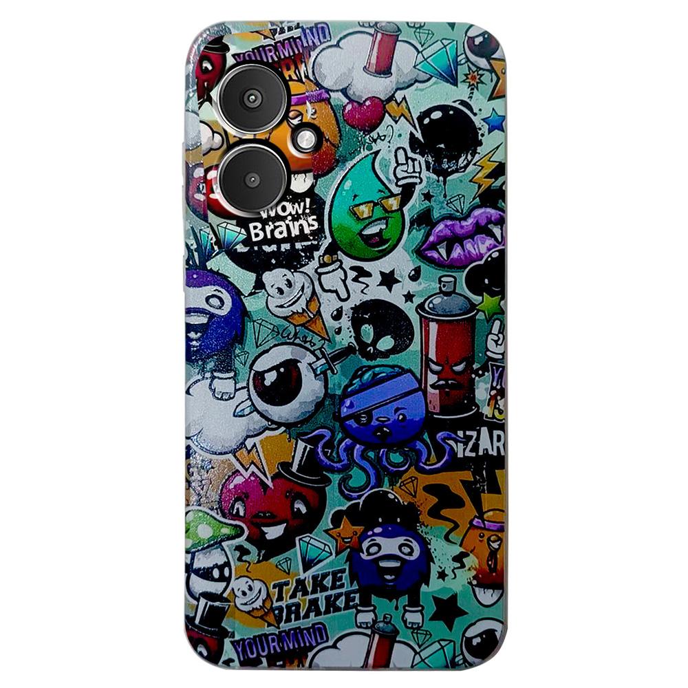 For Xiaomi Redmi 13C 4G/Poco C65 4G TPU Case Pattern Printing Phone Cover