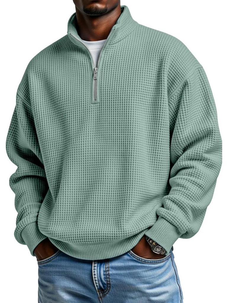 Men's Casual Zipper Pullover Hoodie - 2025 Autumn/Winter Collection