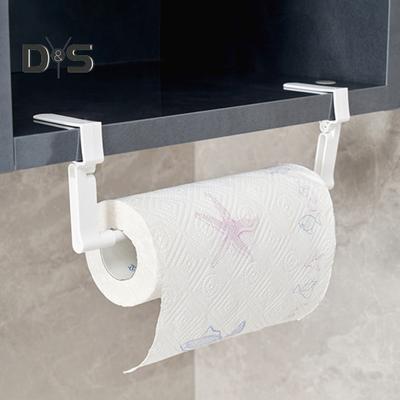 Paper Towel Holder Strong Load-bearing Punch Free Easy To Install Plastic Films Towel Hanging Storage Holder