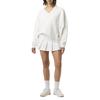 Fila X Hailey Collaboration SS25 Versatile Comfortable Fashion Tennis Solid Color Knit Top Women Tops White A71W523401FWT