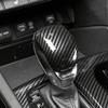 Carbon Fiber ABS Car Interior Gear Shift Knob Cover Trim For Hyundai Santa Fe