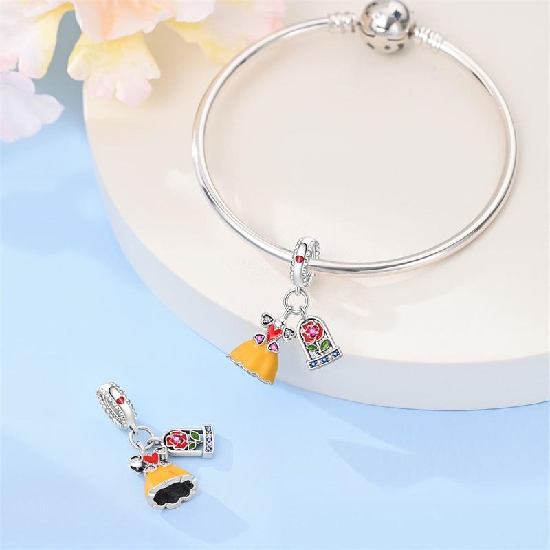 Masquerade Ball Charms Copper Mask Music Party Charms Bead Fit Original Bracelets For Women Fine Diy Jewelry Gifts