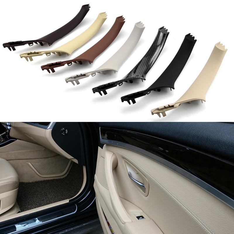 For BMW·520d xDrive·2010-2016·Inner Panel Pull Trim Cover Carbon Fiber RHD LHD Car Interior Door Handle