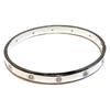 A Niche High-end Copper Micro Inlaid Zircon Bracelet for Female Couples, with a Plain Circle and Shiny Bracelet