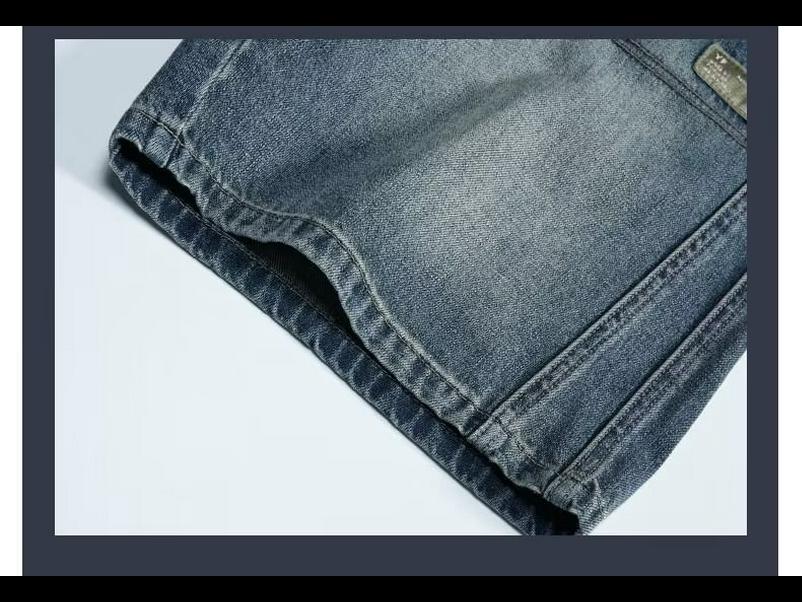 Men's Thin Denim Summer Shorts - Loose, Casual American Style