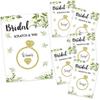 Bridal Shower Scratch Off Game Card Set Male Female Memorial Card Present