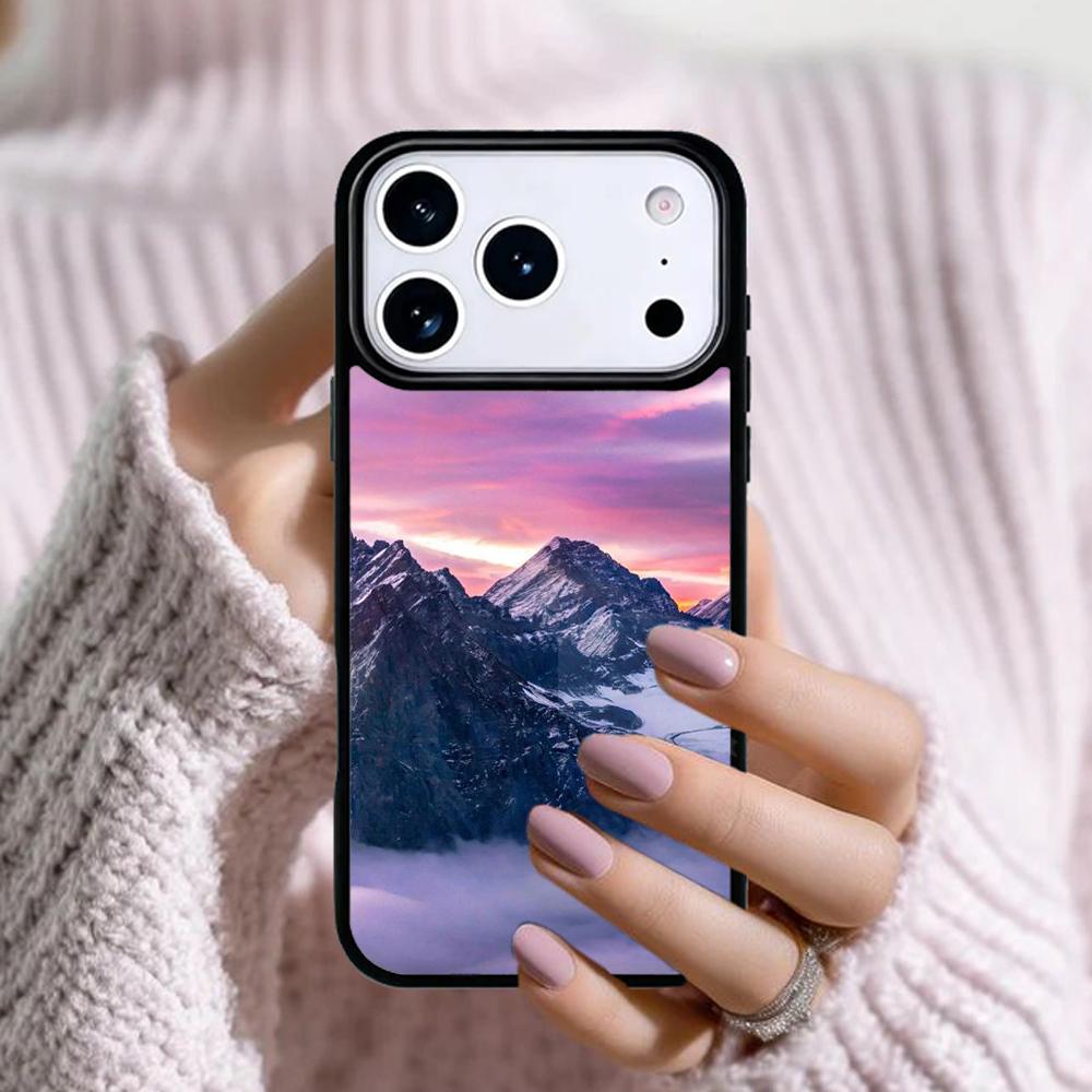Schneeige Winterberg Handyhülle Für Apple iPhone 17 Air 16E 15 14 Plus 13 12 11 Pro Max Mini Funda Cover