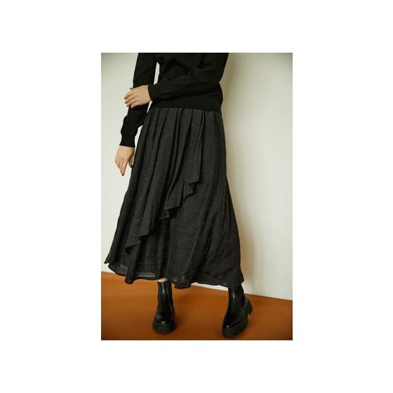 wrap skirt BLK