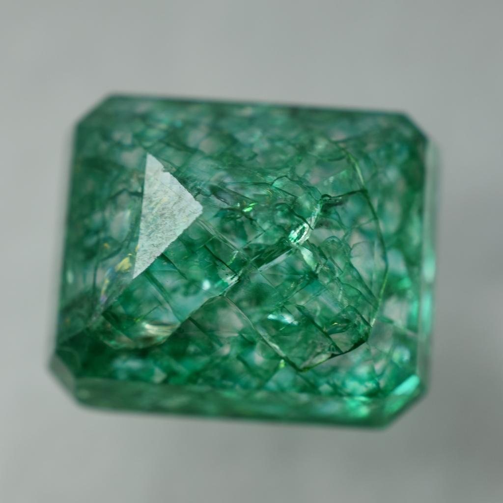 Emerald Cut 6.70 Ct CERTIFIED Natural Green Emerald Loose Gemstone Best For Gift S-939