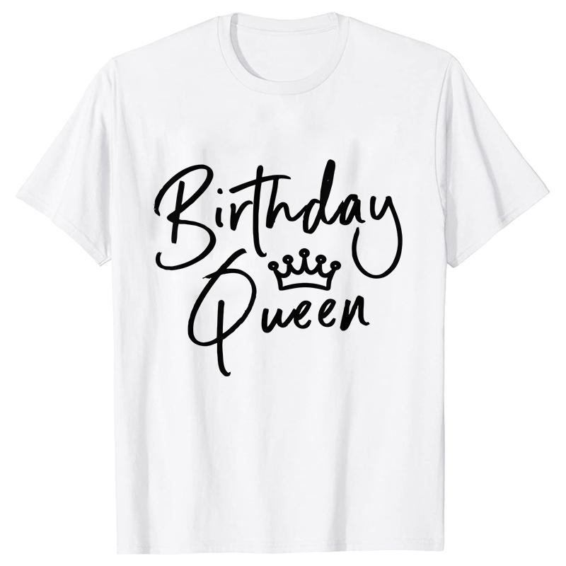 Damenkleidung Kurzarm Print T-Shirts Geburtstagsteam Grafik Reise Damen Oberteile T-Shirt Tee T-Shirt Beste Freunde T-Shirts