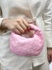 Ručně vyráběné dámské mini knedlíčkové taštičky - elegantní ručně tkaný design croissantu