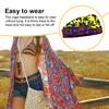 Headbands Sports Geometric Floral Print Vintage Style Head Band Sweatband Headwear Softness Wrap Yoga Gym Running Women