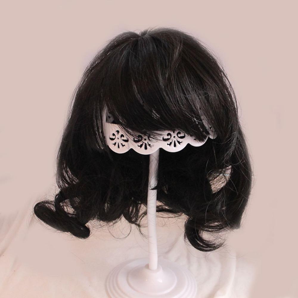 Kinder Neugeborenes Baby Kopfbedeckung Langes Gerades Haar Kleinkind Ordentliche Pony Kurzer Bob Perücke Babyhaare Perücke