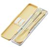 Skater Chopsticks and Spoon Set for Adults (18cm, Quiet, Made in Japan) - Tama & Friends CCS3SAAG-A