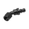 X AUTOHAUX Fitting Hose End AN6 AN Type 45 Degree