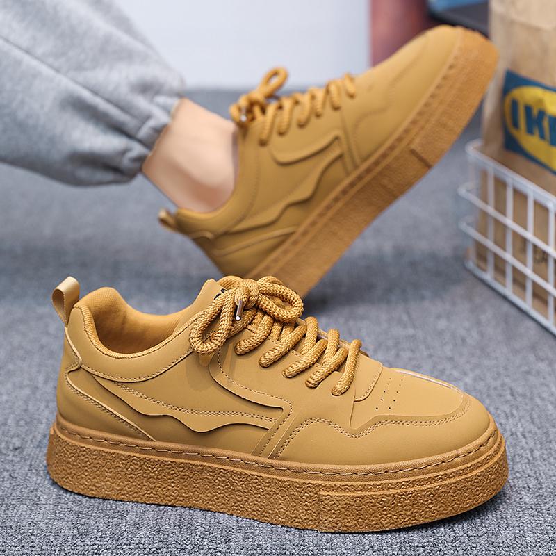 New Men's Classic Fashion Low Top Thick Sole Skateboarding Shoes Comfortable Soft Sole Basketball  Sneakers