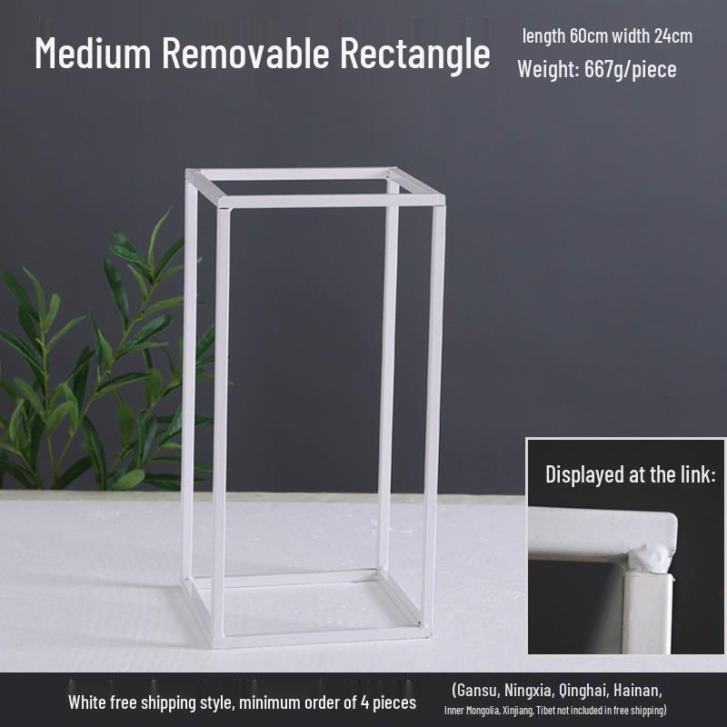 Żelazny Kwiatowy Stojak Kolumnowy do Dekoracji Uliczki Weselnej