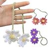 Handmade Flower Ornament Realistic Easy To Hang Car Rear View Mirror Hanging Charm Automotive Interior Ornament