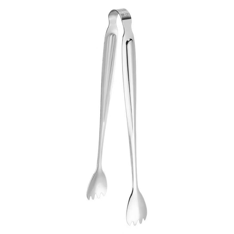 Abdo 304 Stainless Steel Serrated Ice & Food Tongs