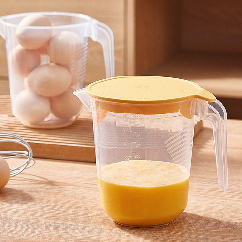 New 1000ML Filter Measuring Cup Large Capacity with Scale Baking Cups Thickened Cold Water Kettle Kitchen Baking Gadgets