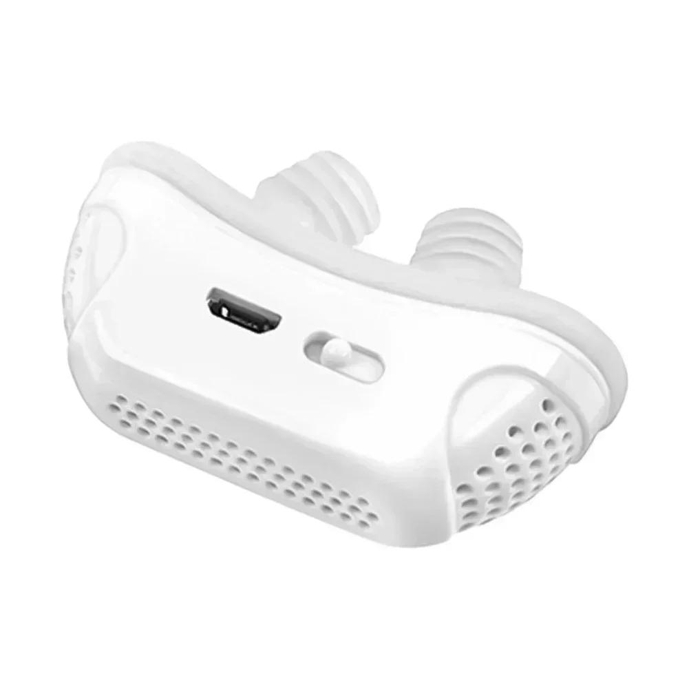 New Electric Anti Snore Device Nose Clip Anti-Snoring Stopper Snoring Solution Aid Guard Night Better Breath Sleep Care Machine