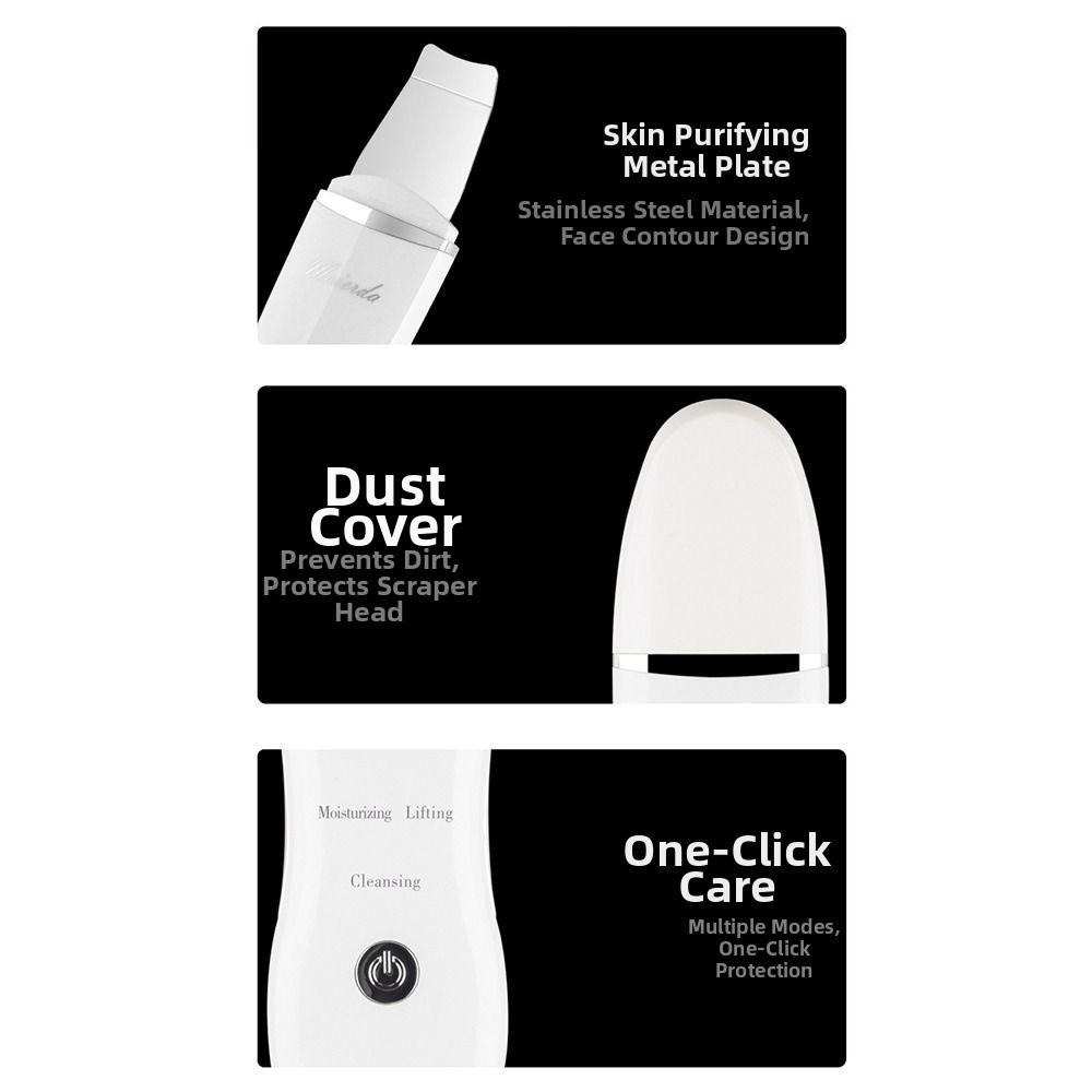 Acne Removal Vibration Beauty Device Facial Cleansing Blackhead Scraper Face Care
