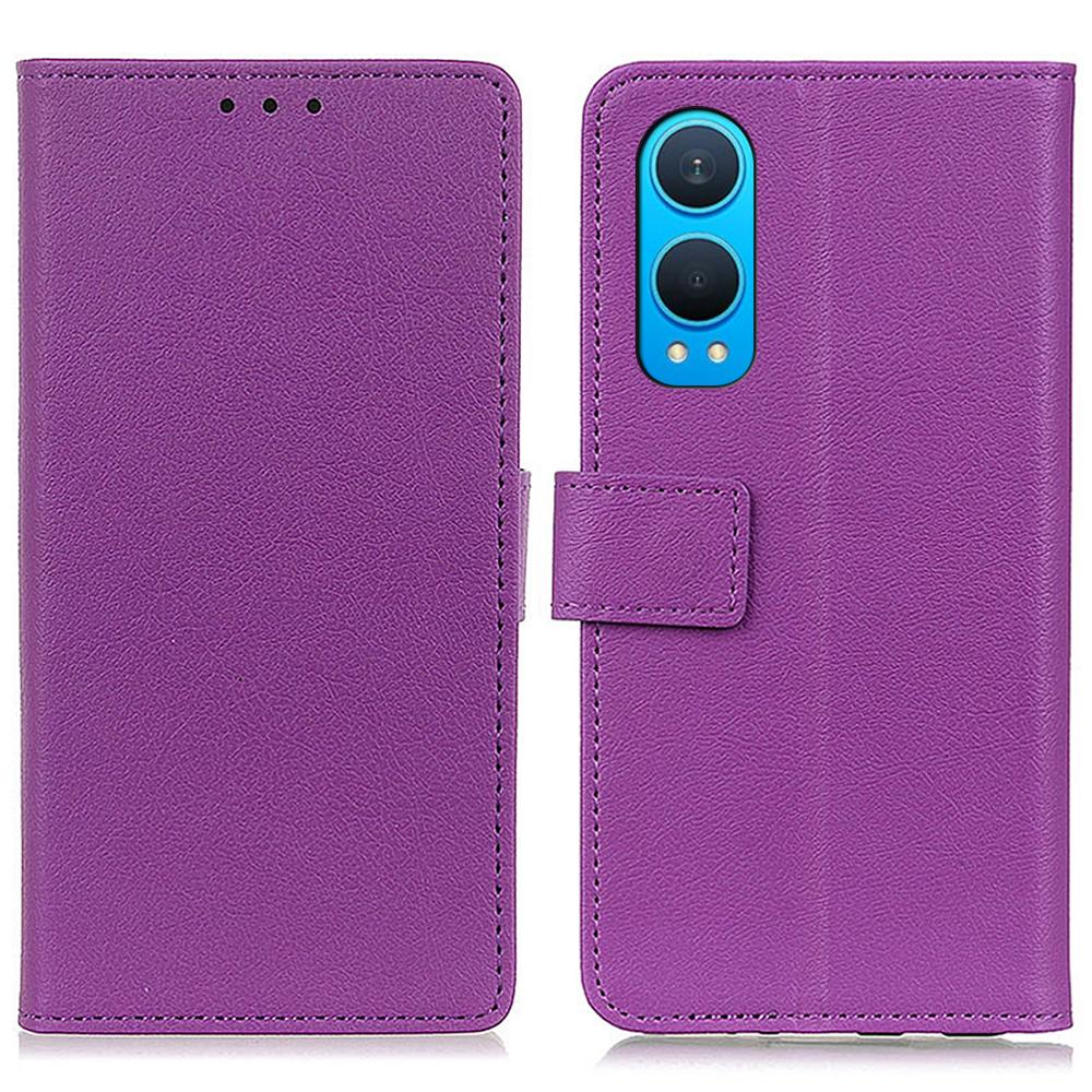 For OnePlus Nord CE4 Lite 5G/Oppo K12x 5G (China) Case PU Leather Wallet Magnetic Clasp Phone Cover