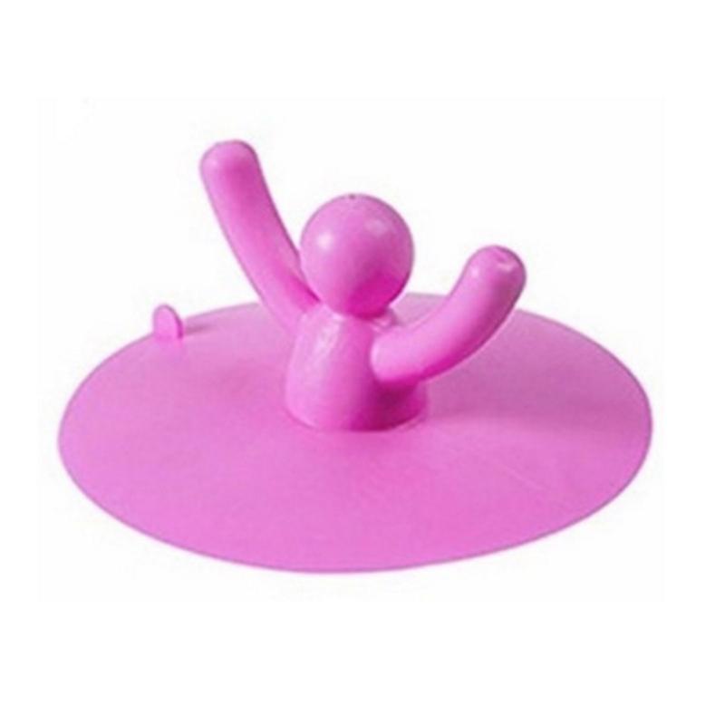 Human Shape Floor Drain Plug Shower Bathtub Drain Cover Tub Stopper Kitchen Sink Drain Stoppers Floor Drain Cover