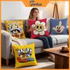 Game Cuphead Cushion Cover 4Pcs Decorative Covers Soft Cushion Case for Sofa Couch Decor 40x40 45x45 Pillowcases
