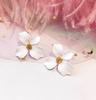 New Personality Temperament Sweet And Rotten Multicolor Three-dimensional Flower Earrings Fashion Wild Female Jewelry Gift