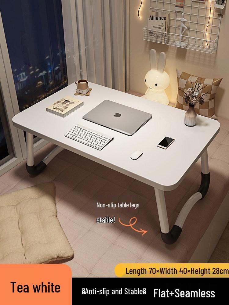 Foldable Bedside Table & Study Desk for Dorms and Kids