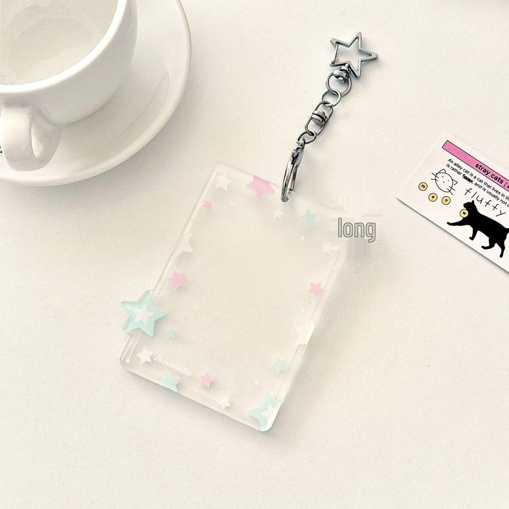 Chasing Stars Acrylic Polaroid Card Holder - Three-Inch, Small, Fresh Design