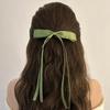 Barrettes Balletcore Bow Hairpin Long Tassel Bowknot Ribbon Hair Clip Cute   Girl