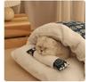RUUVIJP Cat Cat Cat Sleeping Includes Japanese Pet Futon Japanese Style Pet Cat For Brushed Cold For Small Dogs and Cats House, Bed, Bag, Thermal/Cold