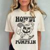 Howdy Pumpkin Comfort Colors Shirt - Retro Western Halloween Tee