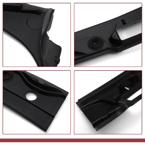 1 Pcs Windshield Wiper Cowl Cover for BMW 335i 2007-2013 Windshield Cowl Replacement No.51717161033 Black Plastic