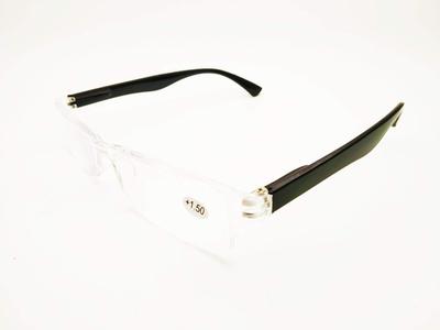 RSINC Easyflex Reading Eyeglasses Transperent with Suitable For Near Vision (+1.50, BLACK) V2-26QU-L4OW