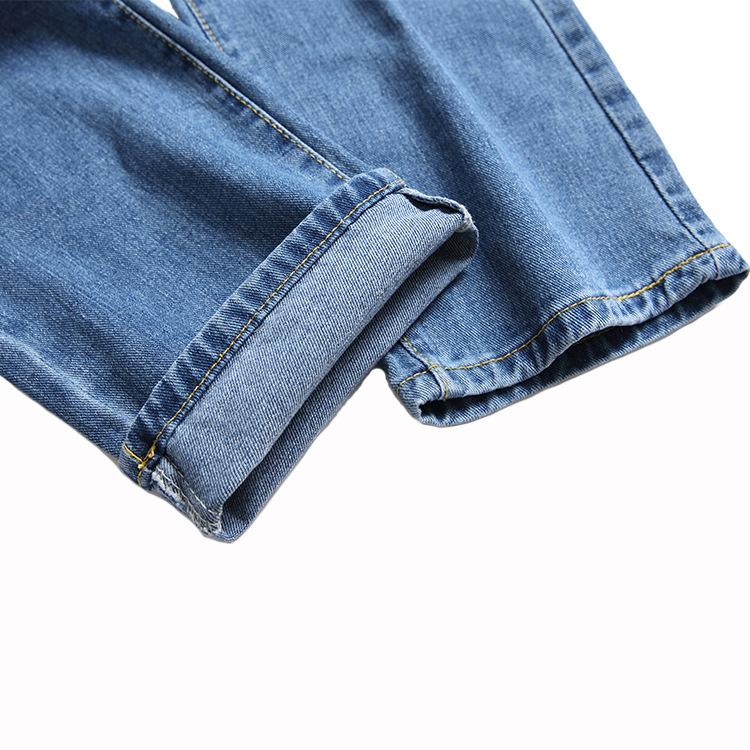 2024 Новые четырехсезонные рваные джинсы в европейском и американском стиле для мужчин — фото 5