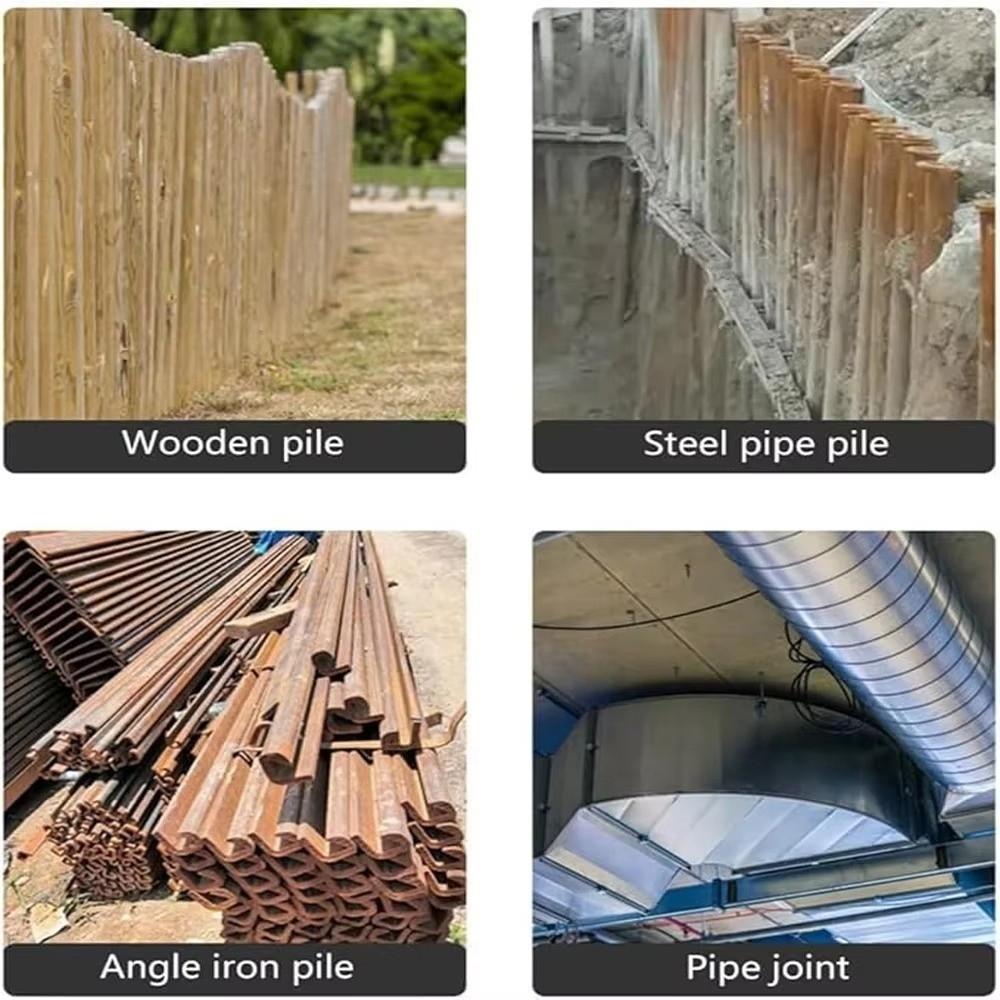 Alloy Steel Ground Rod Driver Wear Resistant Pile Driving Hammer Hammer Head  Construction Projects