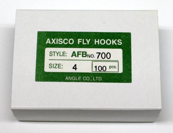 AXISCO Fliegenhaken (100er-Packung) AFB 700-#4 Angelhaken