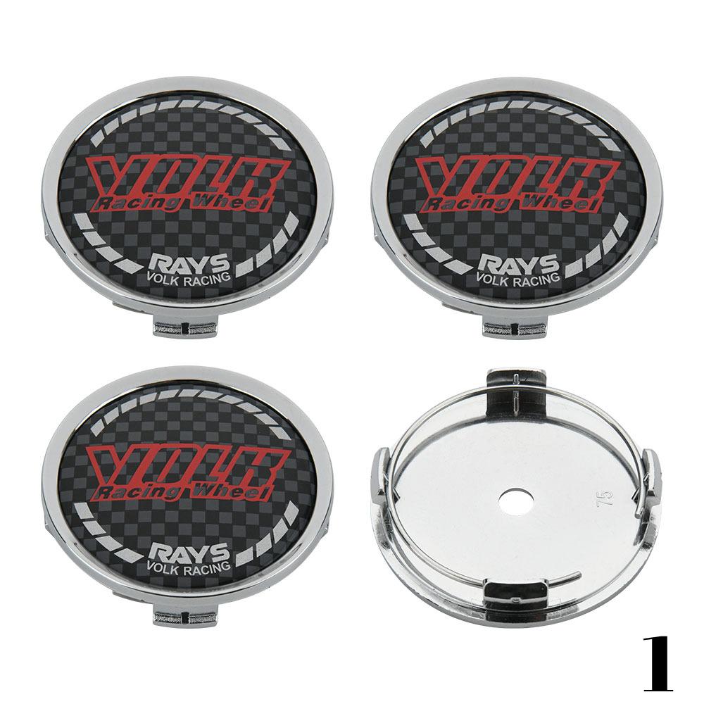 Wheel Center Cap 61mm VOLK RAYS Emblem 65mm 68mm Wheel Cover Hub Cap 69mm 74mm 75mm 76mm Car Rim Tire Accessories