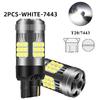 2pcs 1156 P21W 1157 Turn Signal Light 7440 T20 BAU15S DRL 7443 CANBUS LED Bulb with Fan Super Bright Car Reverse Brake Lights