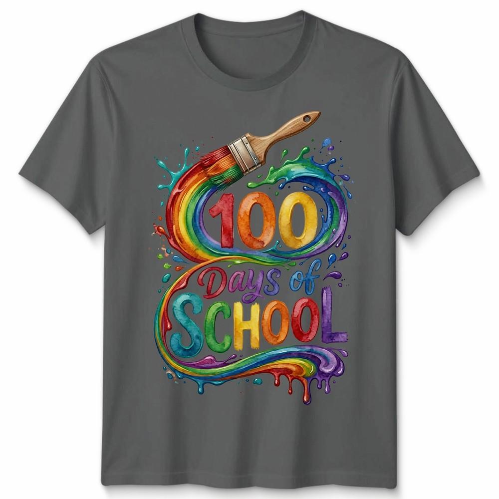 Happy 100 Days Of School Teachers Students Unisex Tshirt Unisexs Unisexs Tee