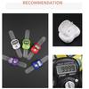 1pc Finger Counter w/ Compass Digital LED Electronic Handheld Tally Counter Clicker Counter Ring Color Random