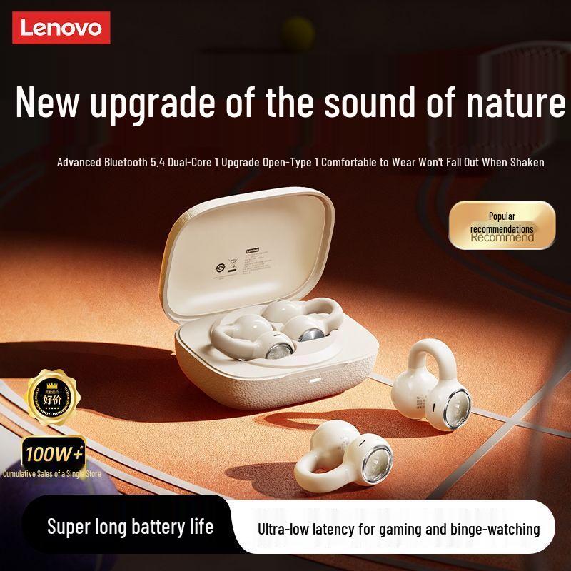 Lenovo EA430 Open-Ear Clip Bluetooth Earbuds