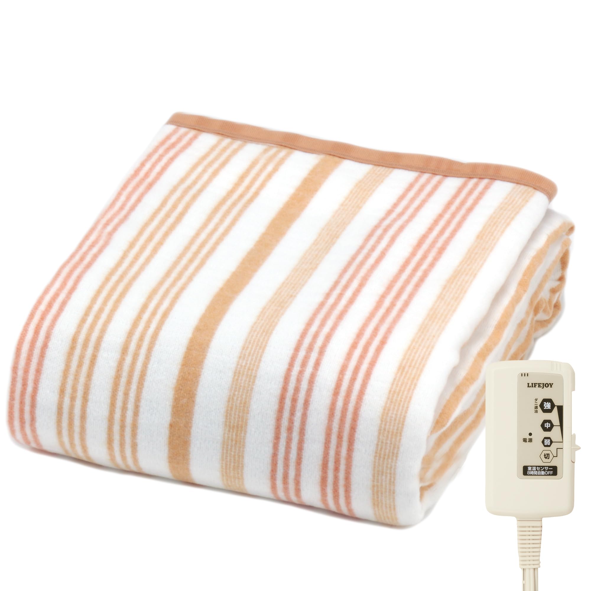 

LifeJoy Электрическое Односпальное 188см x Поддерживает Голову и Ноги в Прохладе Одеяло, Размер, Оранжевый, 130см, Стираемое, 8-часовой Таймер, Сенсор, Мягкое,