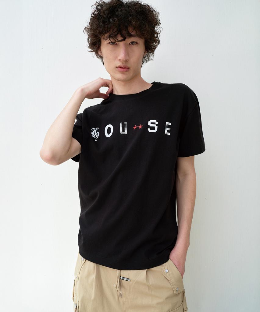THEVINYLHOUSE Font-House Tee Black