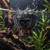 Bat Shape Fish Cave Halloween Aquarium Hideout, Floating Betta Hammock, Ghost Hide Small Hiding Spot And Resting Spot, Tank Decoration for Shrimp