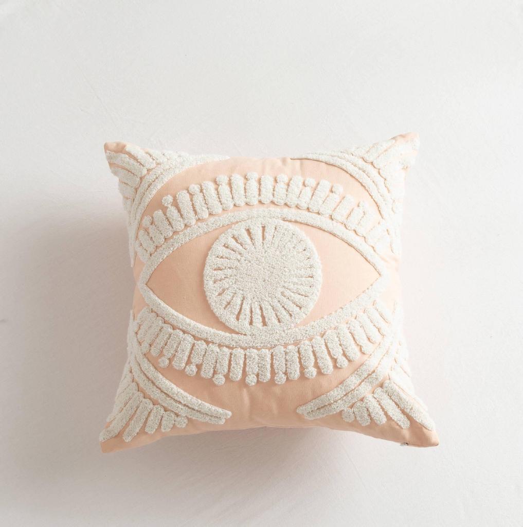 Stylish Embroidered Throw Pillow for Sofa & Car