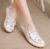 Women's Hollow Out Design Flat Shoes Casual & Breathable Slip On Shoes Women's Comfortable Shoes